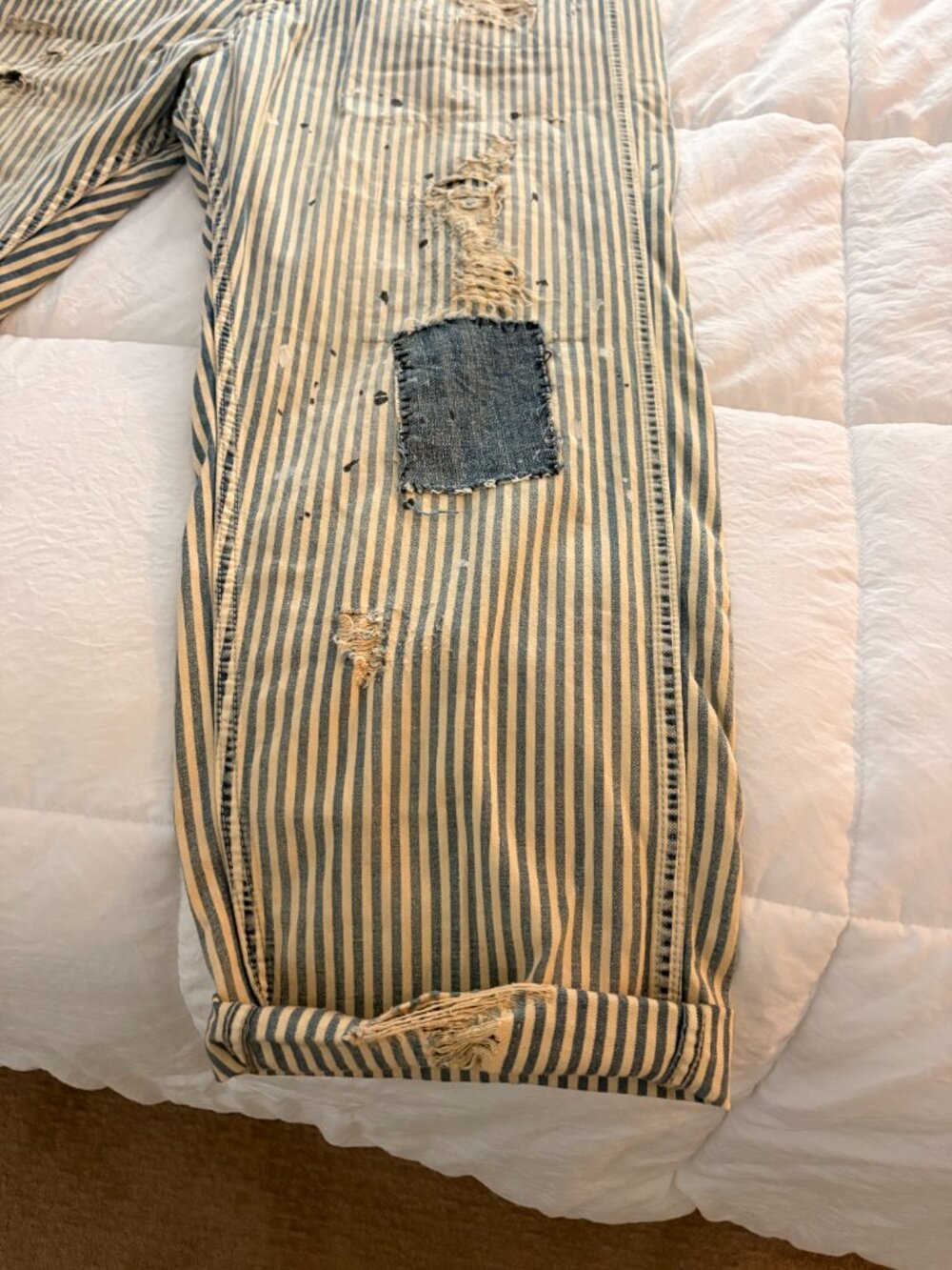 Magnolia Pearl Railroad Striped Miner Denims Union Pacific #151 - EC - Picture 2 of 8